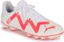 Puma Future Play voetbalschoenen wit rood Imitatieleer 34 - Thumbnail 4