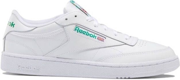 Reebok Sport Lage Sneakers Club C 85 Shoes Intense White Green