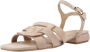 Regarde le Ciel Stijlvolle Platte Sandalen voor Vrouwen Beige Dames - Thumbnail 3