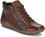 Remonte Dames Veterboot R1467 23 Bruin Combi - Thumbnail 2