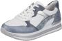 Remonte Dames Sneaker D1320-80 Blauw Wit Zilver - Thumbnail 3