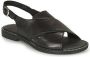 Remonte black casual open sandals Zwart Dames - Thumbnail 2