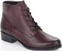 Remonte Rode Gesloten Booties Dames Enkellaarzen Red Dames - Thumbnail 6