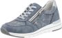 Remonte Blauwe Sneaker met Metallic Accenten Blue Heren - Thumbnail 5