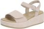 Remonte Beige Casual Platte Sandalen Vrouwen Beige Dames - Thumbnail 8