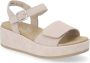 Remonte Beige Casual Platte Sandalen Vrouwen Beige Dames - Thumbnail 2