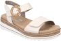 Remonte -Dames off-white-crÈme-ivoorkleur sandalen - Thumbnail 91