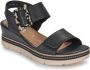 Remonte -Dames zwart sandalen - Thumbnail 2