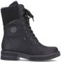 Rieker Zwarte Gesloten Booties Enkellaarzen Black Dames - Thumbnail 2