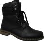 Rieker Hoge veterschoenen winterboots blokhak enkellaarsjes met subtiele studs - Thumbnail 5