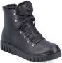 Rieker Zwarte Gesloten Booties Black Dames - Thumbnail 2