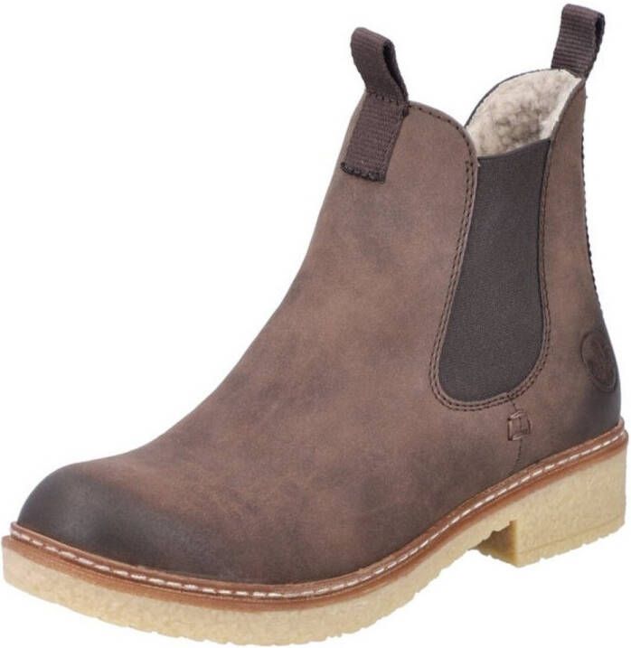 Rieker Winterlaarsjes chelseaboots used-look met binnenrits en stretchinzet