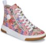 Rieker Sneakers high top sneaker vrijetijdsschoen veterschoen met plateauzool - Thumbnail 4