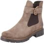 Rieker Chelsea-boots enkellaars instaplaarzen hakken met decoratieve gesp - Thumbnail 3