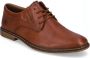 Rieker Bruine Leren Zakelijke Schoenen Brown Heren - Thumbnail 2