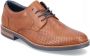 Rieker Bruin Leren Zakelijke Platte Schoenen Brown Heren - Thumbnail 2