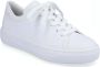 Rieker Witte damessneakers casual gesloten sportschoen Wit Dames - Thumbnail 2