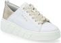 Rieker Witte Vrijetijdssneakers Vrouwen Stijlvol Comfort White Dames - Thumbnail 2