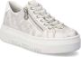 Rieker Witte Vrijetijdsschoenen Dames Sneakers White Dames - Thumbnail 22