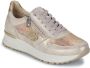 Rieker Gouden Print Sneaker met Rits en Veters Multicolor Dames - Thumbnail 4