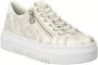 Rieker Witte Vrijetijdsschoenen Dames Sneakers White Dames - Thumbnail 21