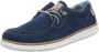 Rieker Comfortabele blauwe suède sneakers met extra veters Blue Heren - Thumbnail 4