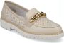 Rieker Beige Leren Loafers voor Dames Beige Dames - Thumbnail 2