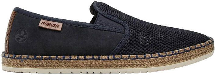 Rieker Mocassins Espadrille Cousu Lateral Ariaccia