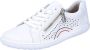 Rieker Witte Leren Sneakers voor Dames White Dames - Thumbnail 3