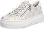 Rieker Witte Vrijetijdsschoenen Dames Sneakers White Dames - Thumbnail 20