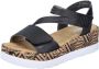 Rieker Elas Sandalen zwart Synthetisch Dames - Thumbnail 40