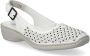 Rieker Witte platte sandalen voor vrouwen White Dames - Thumbnail 2