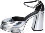 Roberto Festa Dames Glanzende Leren Sandalen Gray Dames - Thumbnail 2