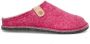 Rohde Roze vilt thuisslippers voor vrouwen Pink Dames - Thumbnail 3