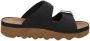 Rohde Zwarte Nubuck Leren Dames Sandaal Black Dames - Thumbnail 3