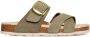 Rohde Leren Heren Slippers Slides Zwart - Thumbnail 3