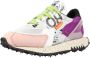 RUN OF Multicolor Leren Sneakers Memory Gel Multicolor Dames - Thumbnail 3