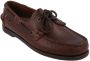 Sebago Handgemaakte leren Docksides Mocins Brown Heren - Thumbnail 6