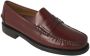 Sebago Bordeauxrode Leren Loafers voor Mannen Red Heren - Thumbnail 3