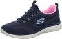 Skechers Stijlvolle Summits Sneakers voor Vrouwen Blue Dames - Thumbnail 2