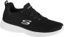 Skechers Geheugen Hardloopschoenen Zwart Wit Black Heren - Thumbnail 2