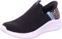 Skechers Ultra Flex 3.0 slip-on sneakers zwart Meisjes Textiel Meerkleurig 33 - Thumbnail 6