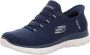 Skechers Hands Free Slip-Ins Summits dames instapschoen Blauw - Thumbnail 4