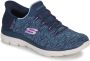 Skechers Slip-Ins Summits Dazzle Navy sneakers Blauw Extra comfort Memory Foam - Thumbnail 3