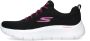 Skechers GO WALK FLEX Black Hot Pink - Thumbnail 2