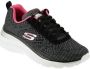 Skechers Track Zwart Hardloopschoenen voor - Thumbnail 3