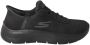 Skechers Flex-Mali Instap Sportschoenen Zwart Black Dames - Thumbnail 11