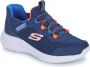 Skechers Slip-ins Bounder kinder sneakers blauw Extra comfort Memory Foam - Thumbnail 2