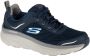 Skechers Heren Dlux Walker Sneakers Blauw Heren - Thumbnail 2