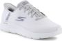 Skechers Go Walk Flex New World Heren Instappers Wit Grijs - Thumbnail 10